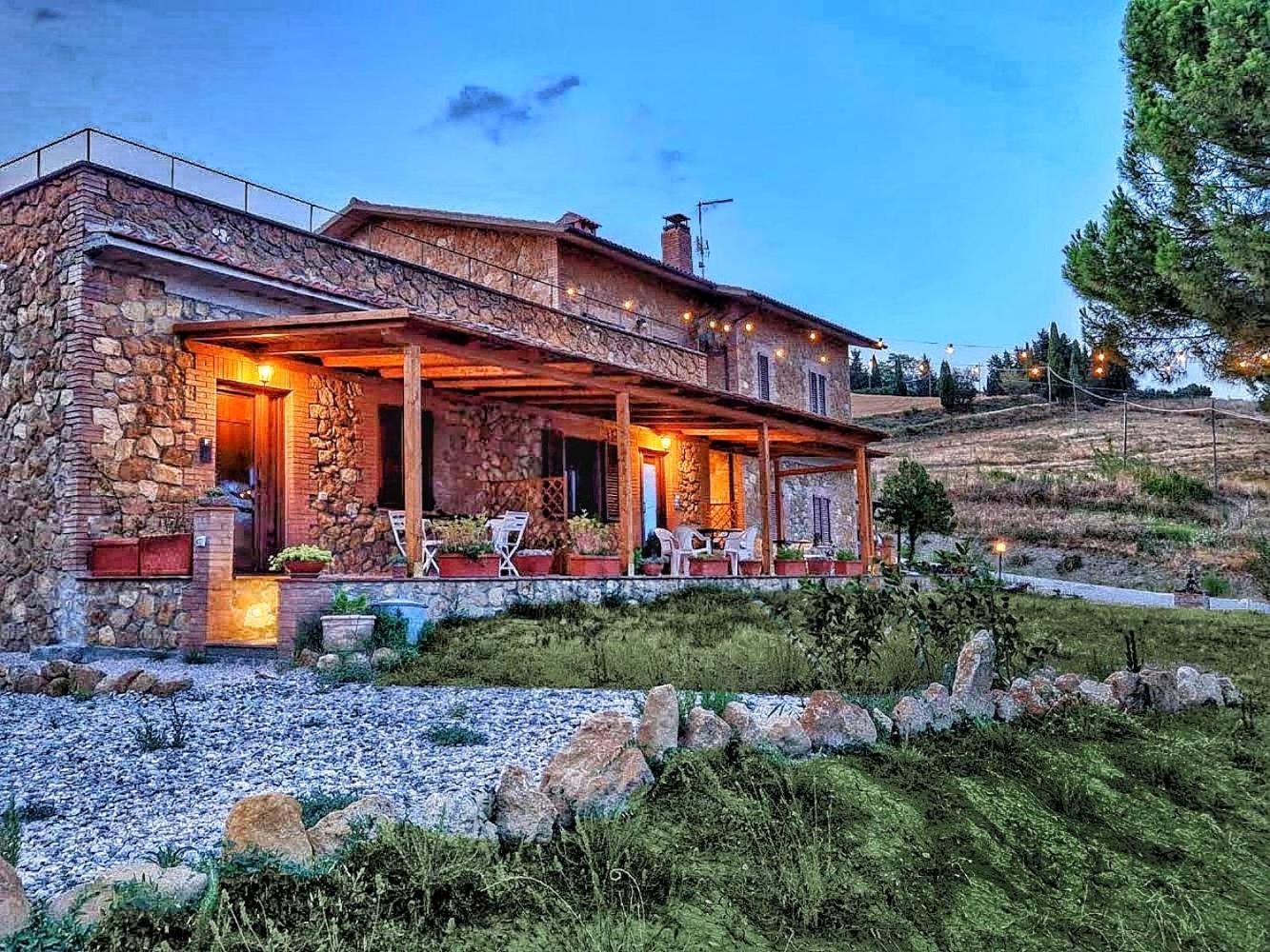Agriturismo Il Casato Mag-Il Giogo ปีเอนซา ภายนอก รูปภาพ